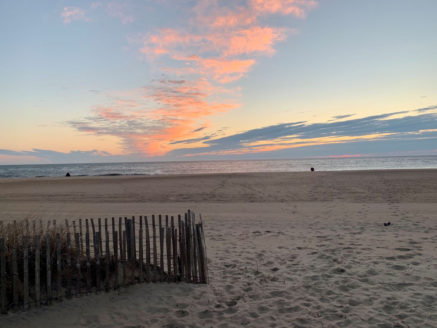 Sandy toes, sunrise skies
